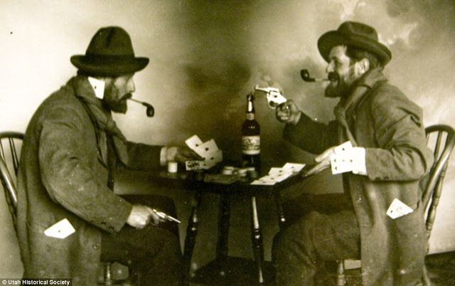 Cowboys at Old West Saloons (8)
